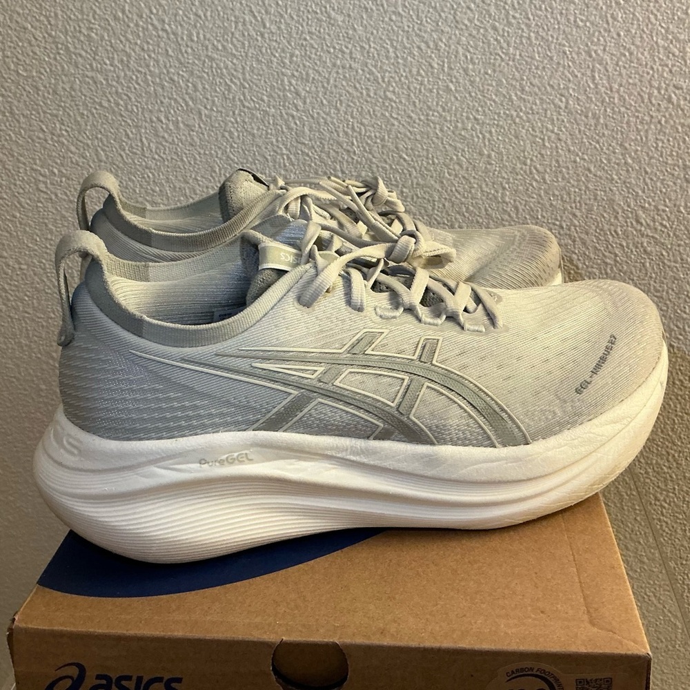 Asics Gel Nimbus 27 “Lake Grey/White Sage”